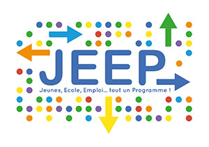 Jeep:Jeune, école, emploi, tout un programme!