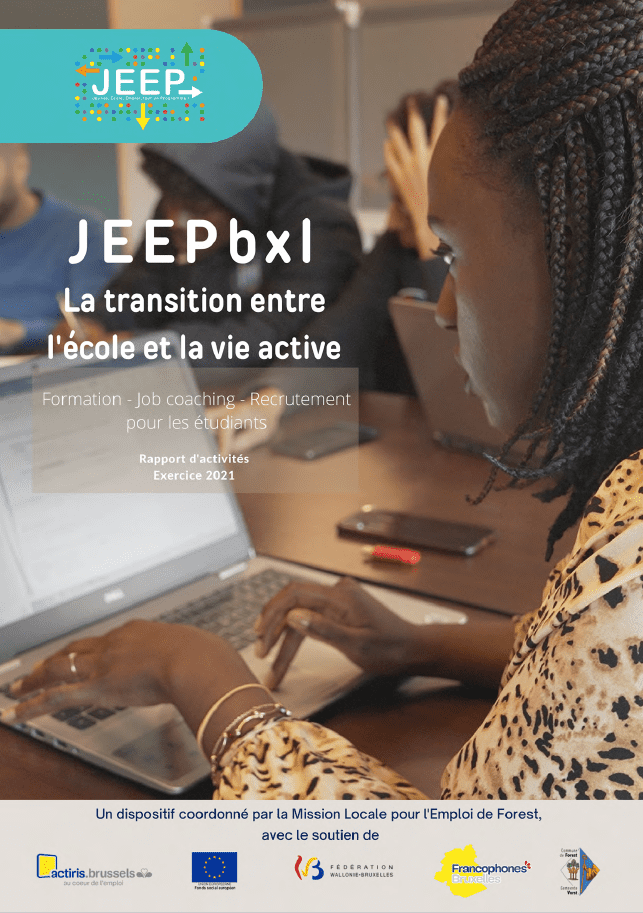 JEEPbxl: la transition entre l'école et la vie active-Rapport d'activité 2021